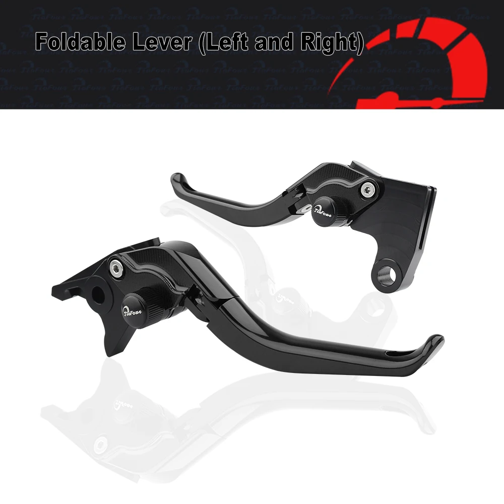 Misura Per Bobber Black Speedmaster 765 Street Triple S R Moto Pieghevole Cnc Leve Frizione Freno Maniglia