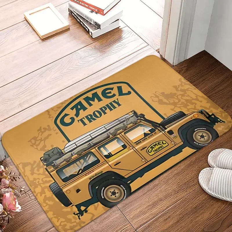 Personalizzato Camel Trophy Defender 110 Zerbino Tappetino Antiscivolo Cucina Bagno Garage Tappeto Tappeto