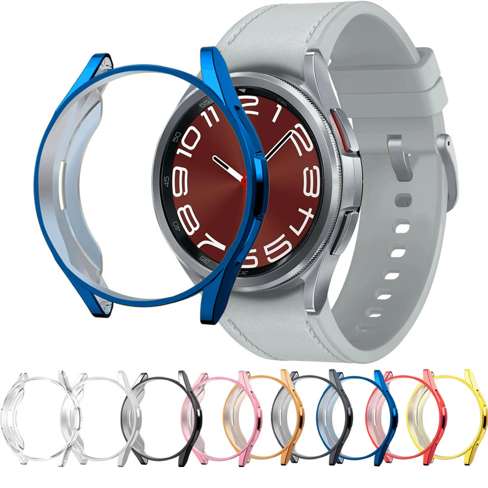 Custodia Protettiva Vuota Per Samsung Galaxy Watch 6 Classic 43Mm 47Mm Schermo Soft Shell Per Galaxy Watch 6 Classic 47Mm 43Mm Cover