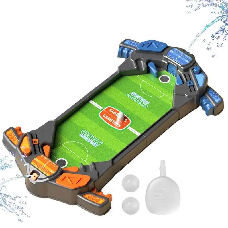 Mini Foosball Games Mini Spray Water Flipper Game Per Gli Appassionati Di Calcio Desktop Football Battle Table Game Football Sport