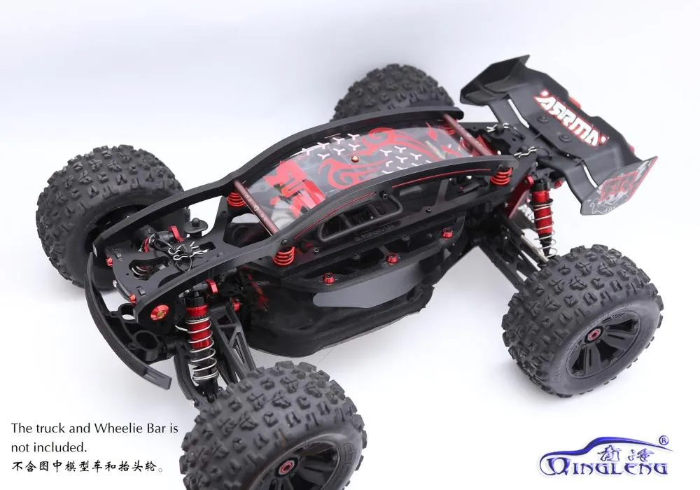 Portarotolo Ql Super Nylon A Base Di Guscio Per 1/8 Arrma Kraton 6S Exb V5
