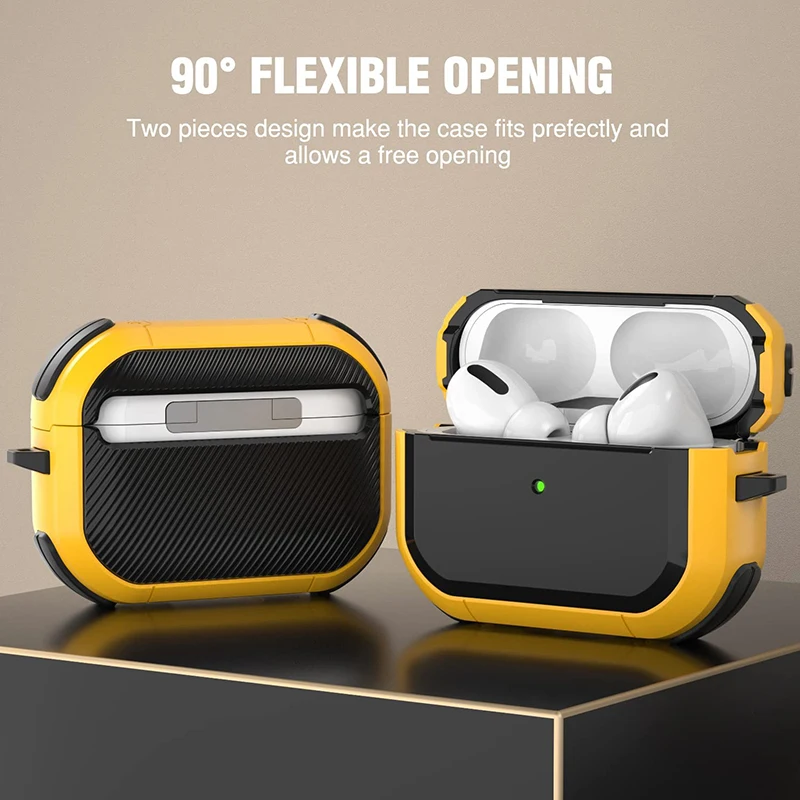 Custodia Compatibile Airpods 3, Custodia Robusta Airpods Pro 2 Generation Case 2022 Custodia Rigida Antiurto Air Pod 3 Con Portachiavi