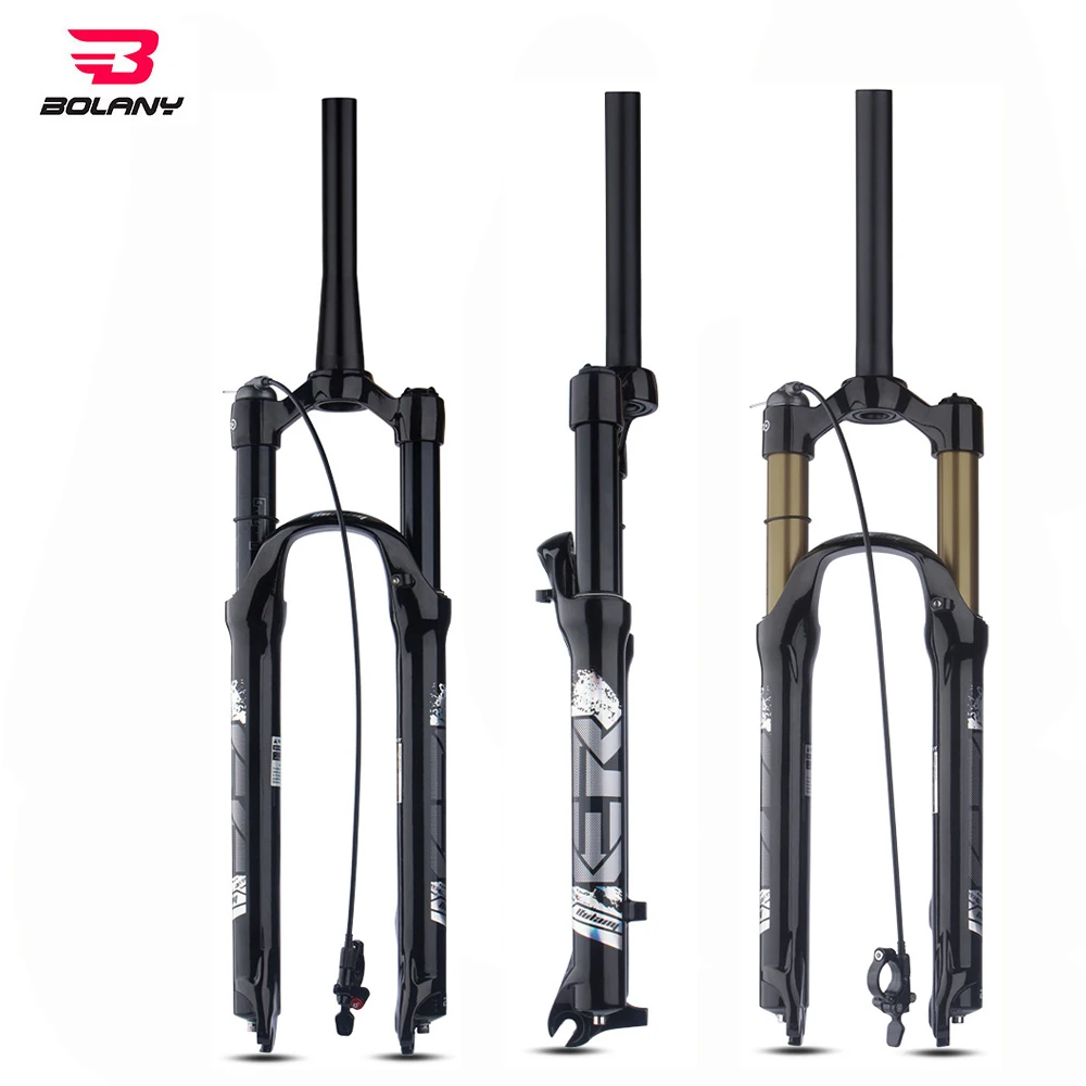 Bolany Xc Forcella Per Mountain Bike Magnesio Shock Air Fork 26 27.5 29 Pollici Mtb Bike Fork Rl100Mm Forcella Per Petrolio E Gas Accessori Per Bicicl