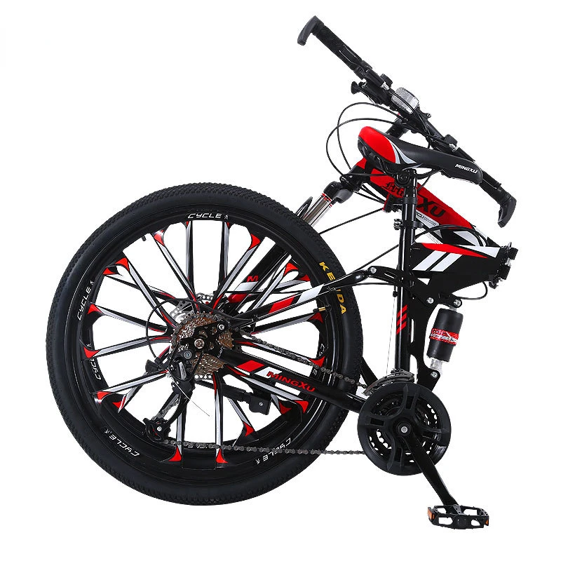 Mtb 21 Bici Pieghevole Da 26 Pollici A Velocità Variabile Per Adulti Mountain Student Light High Titanium Steel Muslimah
