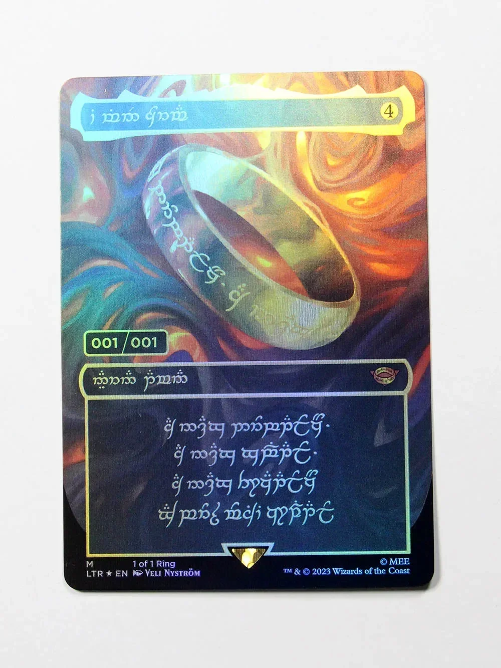 Magic Proxy Foil Carte Di Alta Qualità The One Ring Triangle Stamp Walking Ballista Gathering Proxies