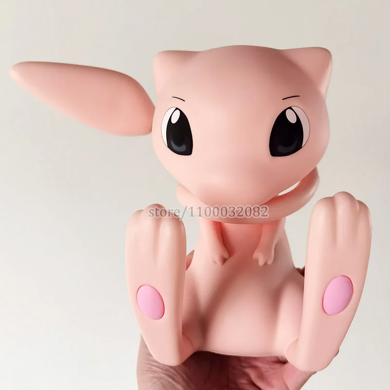 Big Size Mew Pokemon Action Figure Toys Cartoon Cute Mew Pokemon Anime Figures Model Dolls Toys Regali Di Compleanno Per Ragazze Bambini
