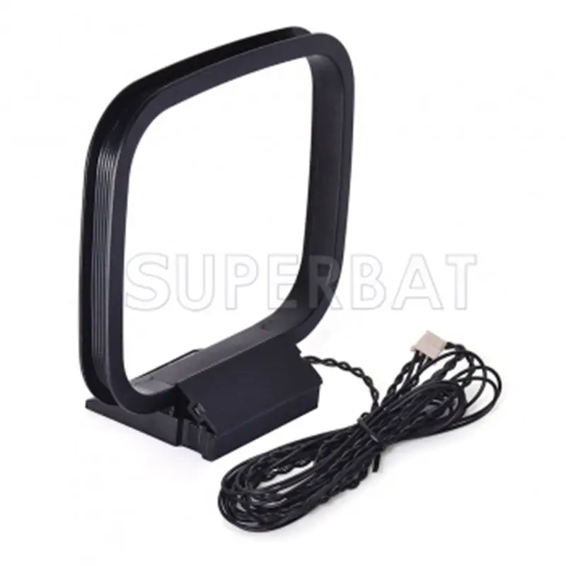 Antenna Superbat Am E Fm Loop Con Mini Connettore A 3 Pin Per Ricevitore Stereo Sony Sharp