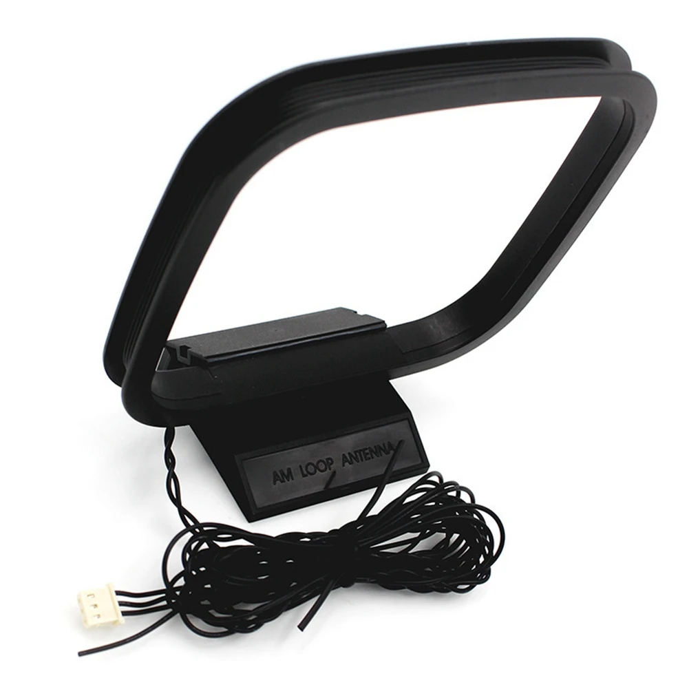 1 Pz Fm Am Loop Antenna Per Ricevitore Con Mini Connettore A 3 Pin Per Sony Sharp Chaine Stereo Av Receiver Systems