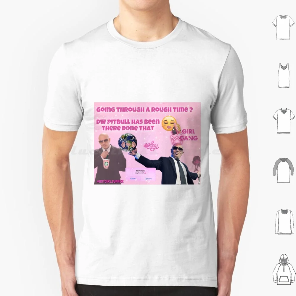 Pitbull Sray T Shirt 6Xl Cotton Cool Tee Pitbull Mr Worldwide Mr 305 Hotel Fireball Sray Queen Girl Live Laugh Love Hot Girl