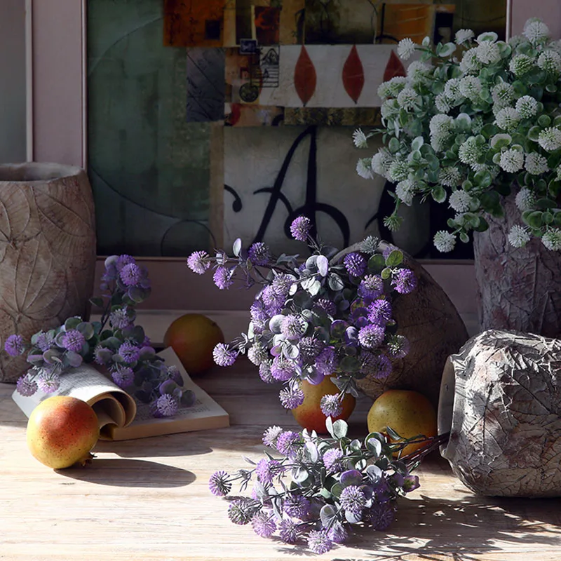 Fiore A Cinque Punte Di Palla Di Fuoco Fiore Imitazione Fiore Finto Decorazione Soggiorno Decorazione Floreale Layout Interno Fiore Creativo