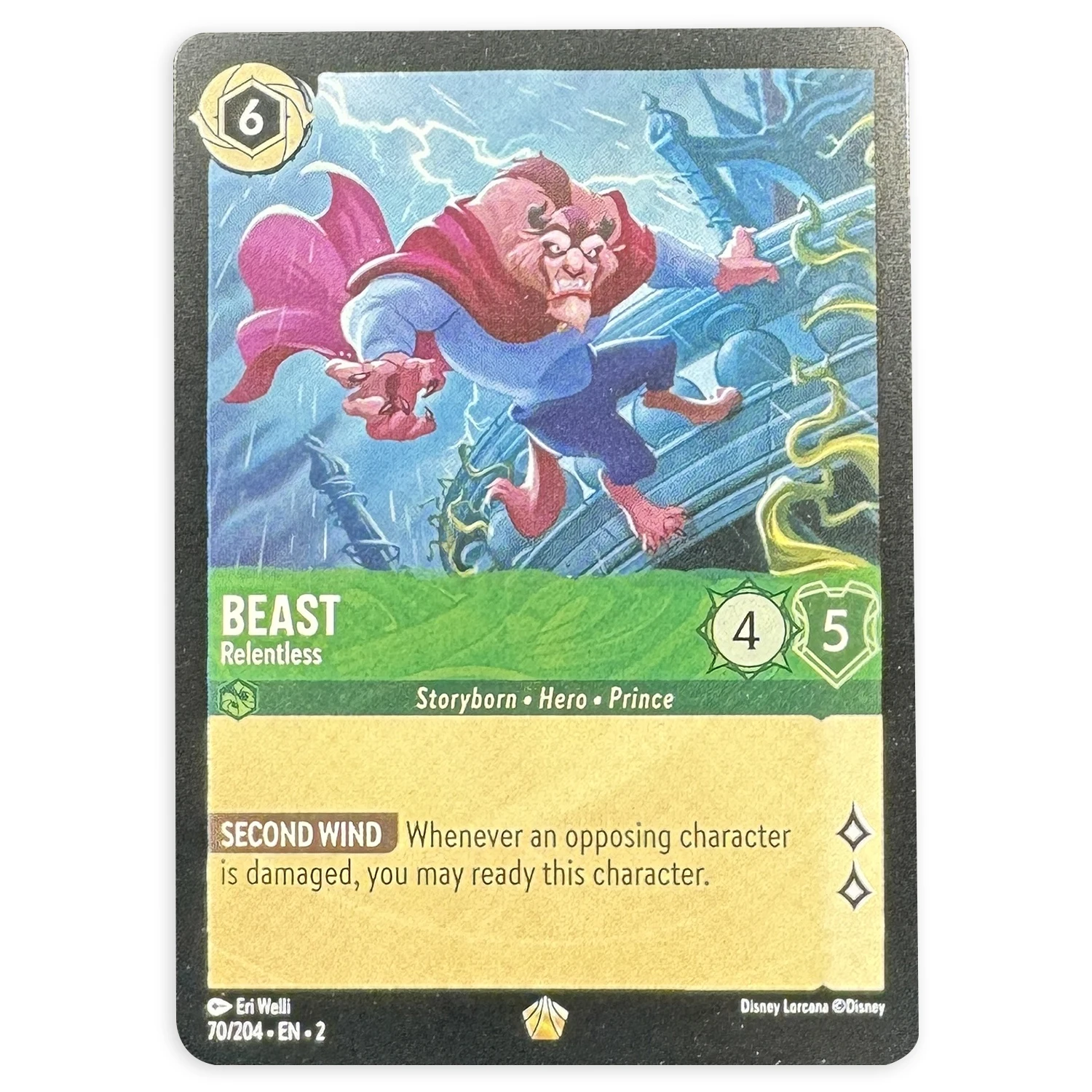 Carte Singole Lorcana Capitolo 2 Rise Of The Floodborn Regular Proxy Tcg Carte Da Gioco En/Fr/De Language Nuovo Gioco Nessuna Lamina