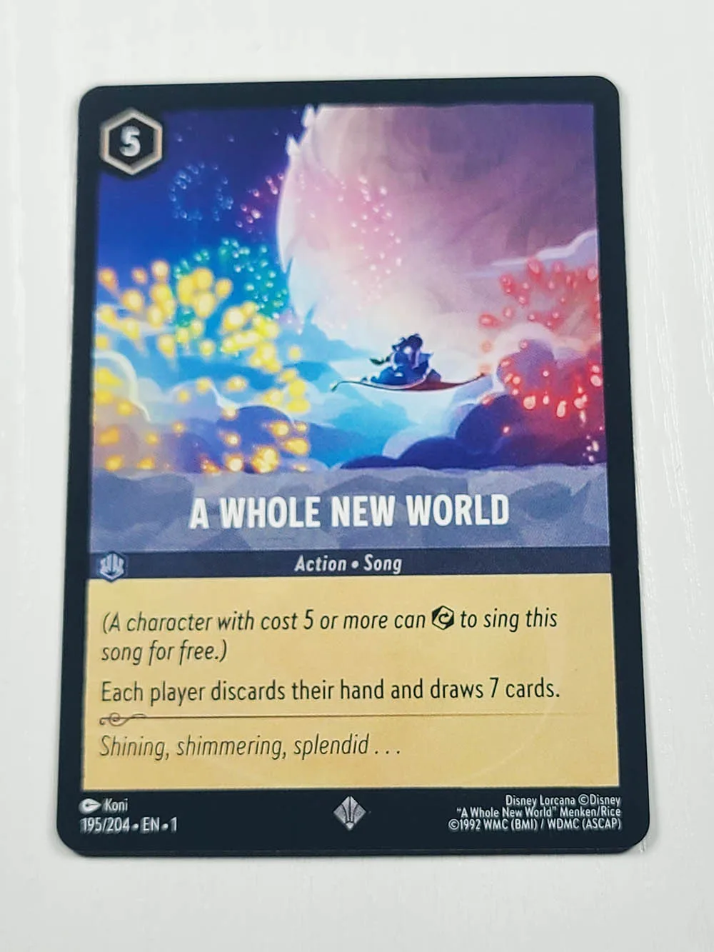 Lorcana Proxy Nonefoil - Aladdin Hades Genie Hans Lantern Hades Collezione Di Carte Da Gioco Tcg