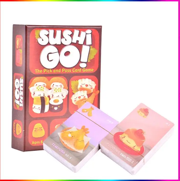 Sushi Gioco Da Tavolo Gioco Di Carte Interattivo Sushi Go Genitore Bambino Party The Pick Pass Card Kid Game Toy Card Party Game