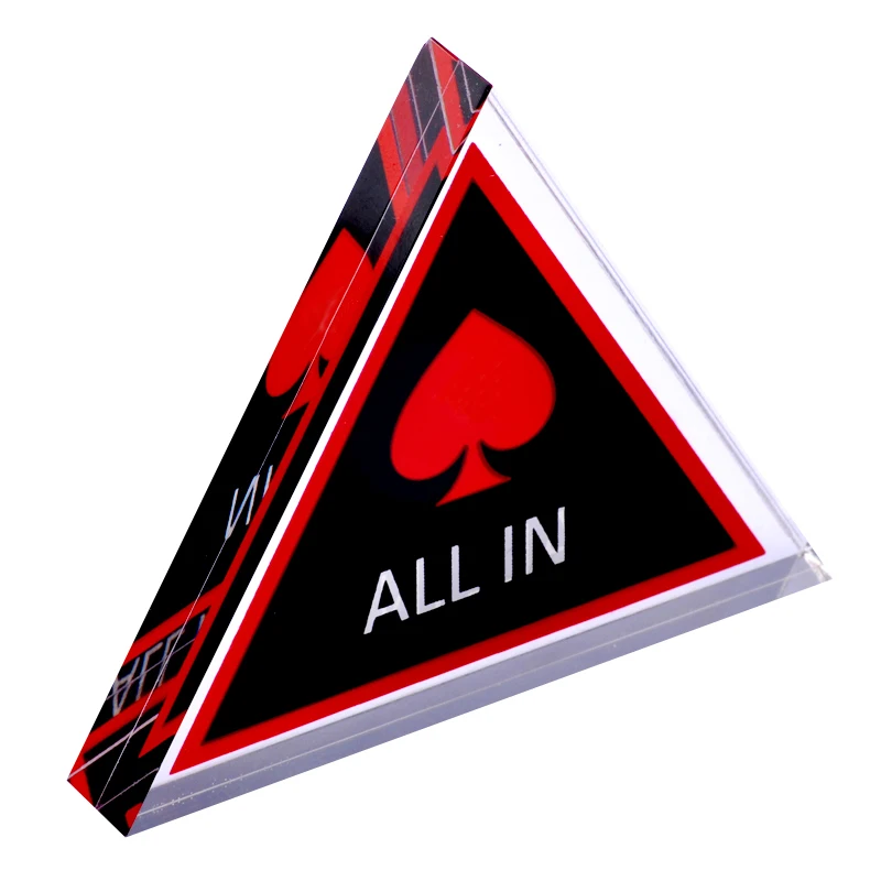Triangle Pokerstars Tutto In Button All In Carta Guard Poker Accessorio 7Cm Casino Fiches Per Poker