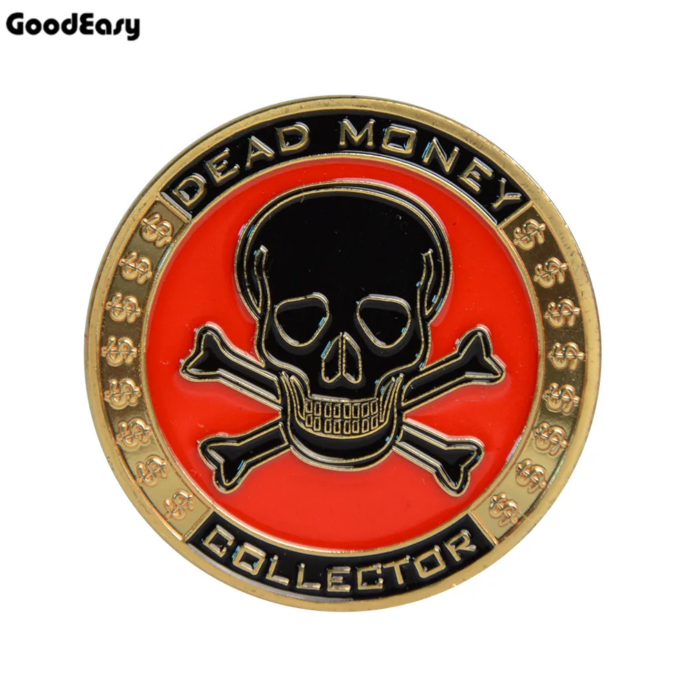 Hot Poker Card Guard Protector Gettone In Metallo Moneta Con Coperchio In Plastica Texas Poker Chip Set Poker Rivenditore Pulsante Teschio Raccogliere