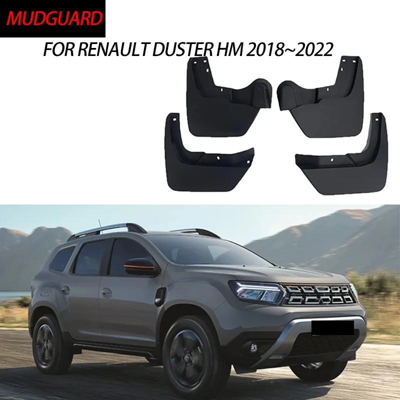 Paraspruzzi Auto Per Renault Duster Hm 2018 ~ 2022 Dacia Duster Paraspruzzi Paraspruzzi Muds Flap Parafanghi Parafango Accessori Auto