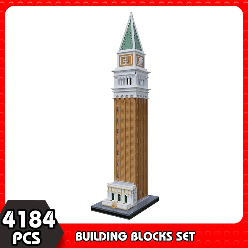 Moc City Berlino Architettura Creativa 21026 Venice Saint Mark Building Blocks Modern Bricks Gift Toy
