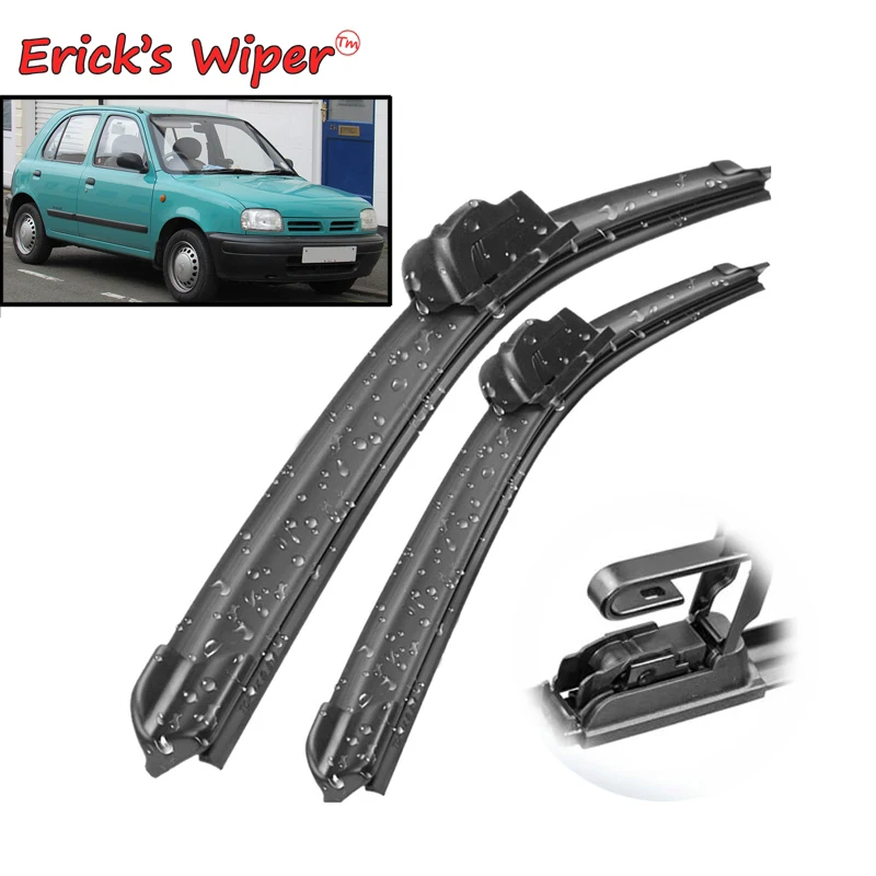 Ener'S Wiper Lhd Spazzole Tergicristallo Anteriore Per Nissan Micra K11 2000 - 2002 Parabrezza Parabrezza Clean Window Spazzola Antipioggia Per Auto 2