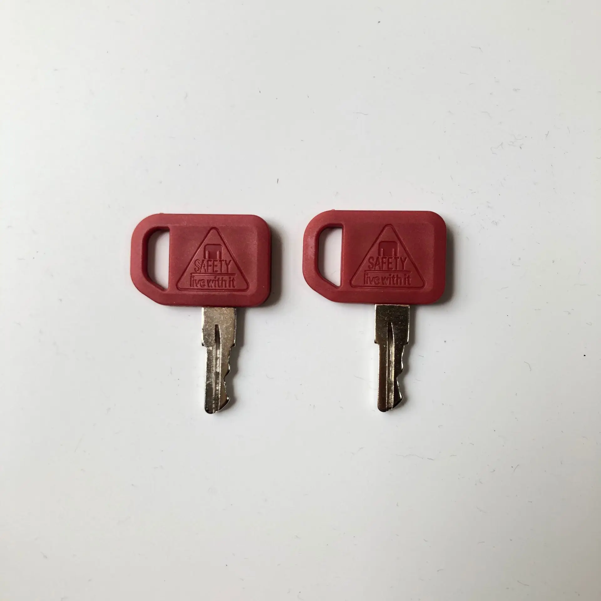 2Pcs Jdr Key Ar51481 At195302 Per John Deere Escavatore Grader Dozer Skid Steer 600 Caricatori