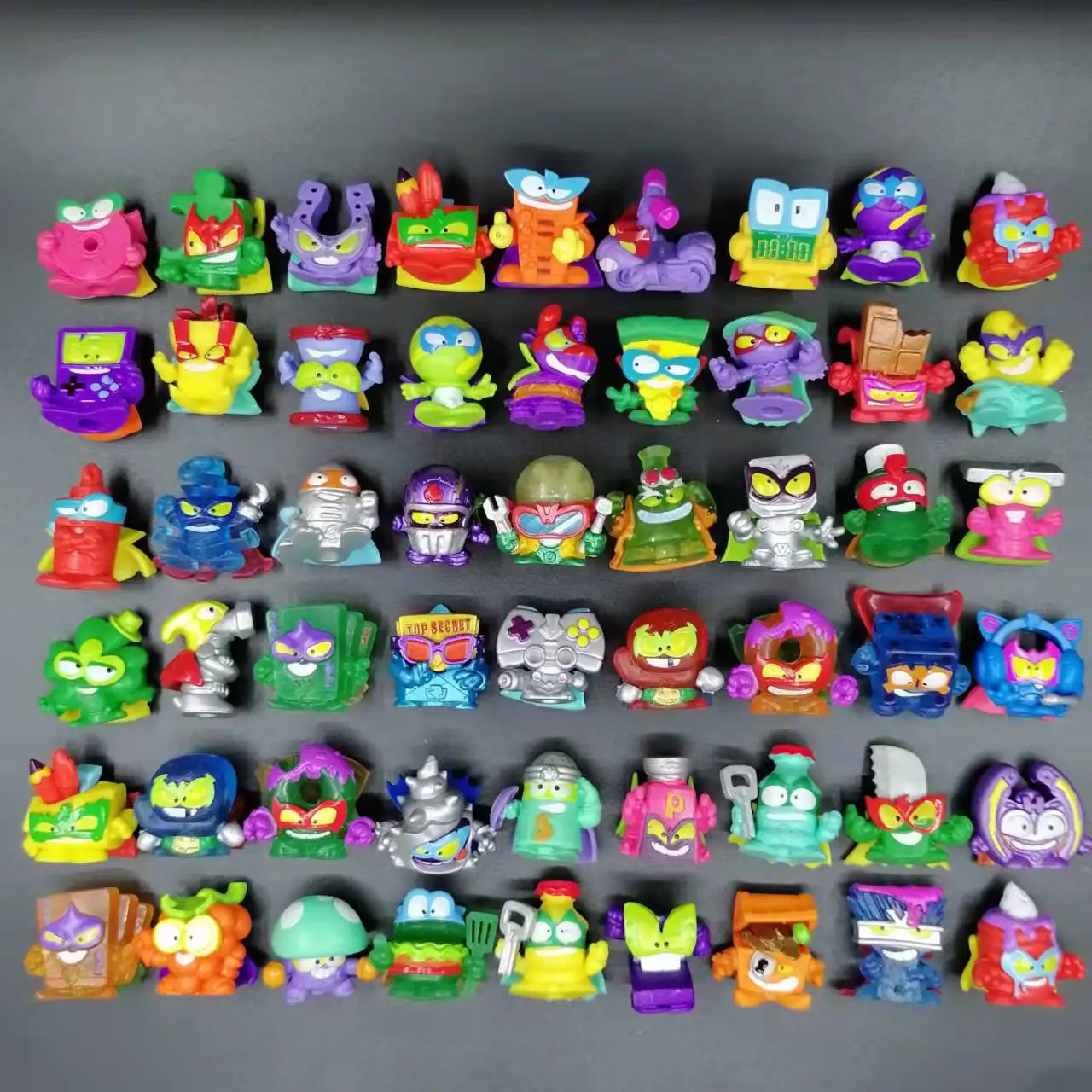 Serie Superzings Originale 1-9 Superthings 2-3Cm Collezione Limitata Action Figures 7Cm Big Burger King Joint Mascot Toys