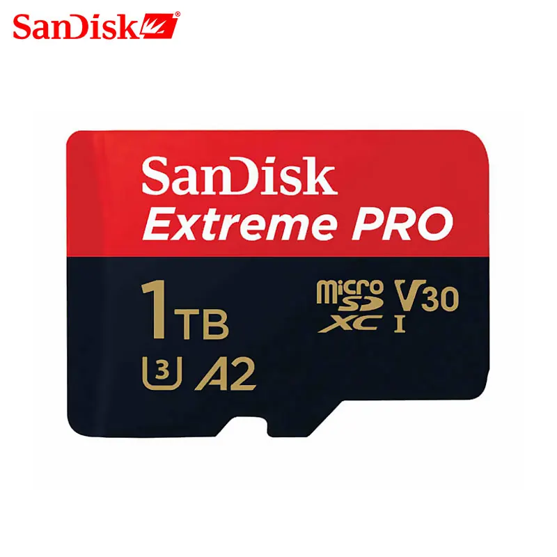 Sandisk Extreme Pro Micro Sd 64Gb 128Gb 1 Tb Memory Card 512G Classe 10 Cartao De Memoria U3 A2 V30 1 Tb Tf Flash Card Per Gopro