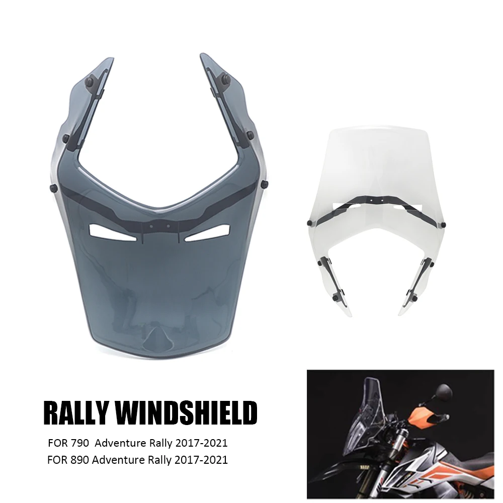 Nuova Moto Rally Parabrezza Parabrezza Parabrezza Deflettore Parabrezza Visiera Visiera Per 790 890 390 Adv Adventure Rally 2017-2021 2020