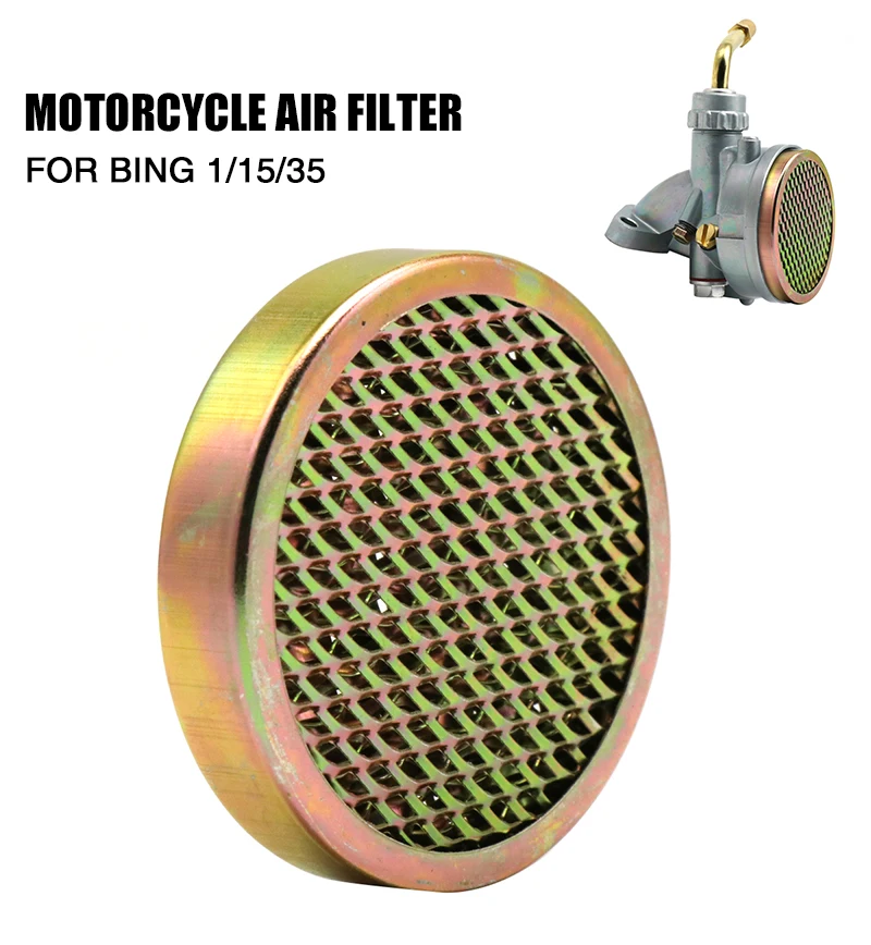 Filtro Aria Moto Alconstar-52 * 10Mm Per Puch Bing Src 1/17/54 Sostituzione Carburatore Ciclomotore Bike Carb Bing Src Filtro Aria