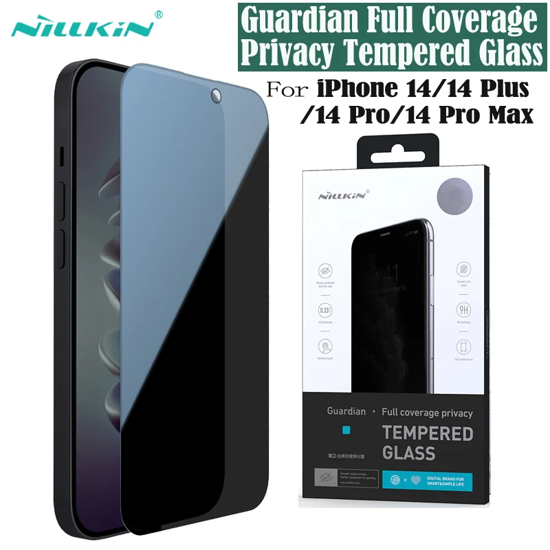 Per Iphone 14 Pro Max Vetro Temperato Nillkin Privacy Protection Glass Per Iphone14 Screen Protector Per Iphone 14 Pro /14 Plus