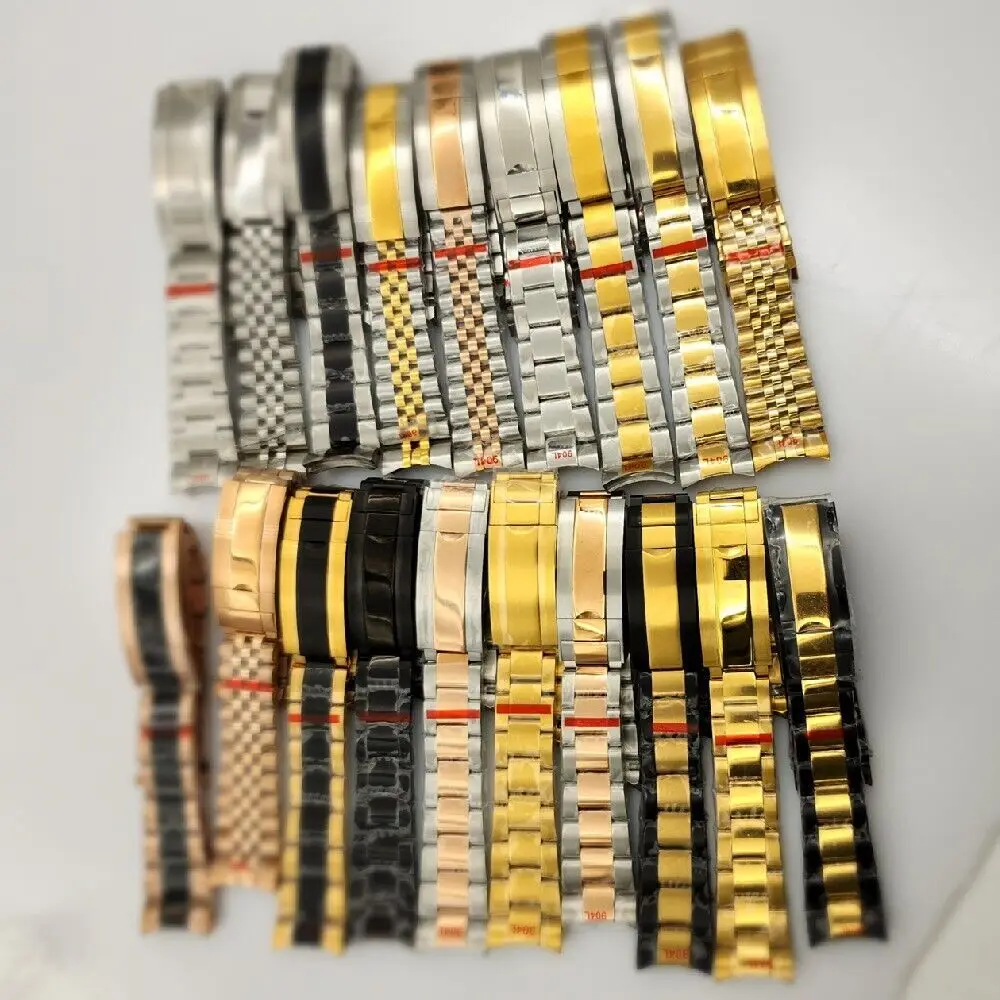 Cinturino Per Ostriche In Acciaio Inossidabile Da 20 Mm Per Custodia Per Orologio Oyster Perpetual 36 Mm 39 Mm 40 Mm
