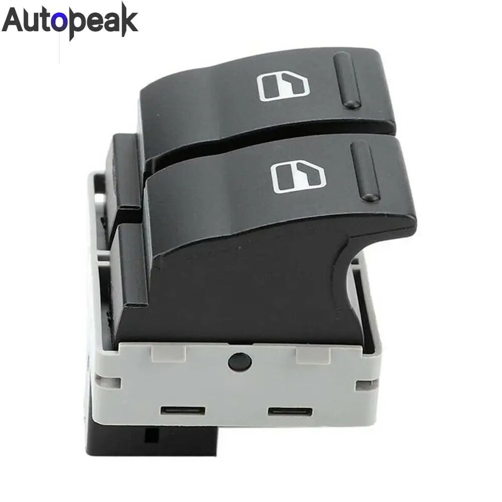 Power Electric Door Window Doppio Interruttore Pulsante Di Controllo Lato Conducente Per Vw Transporter T5 T6 Caravelle Multivan 7E0959855A