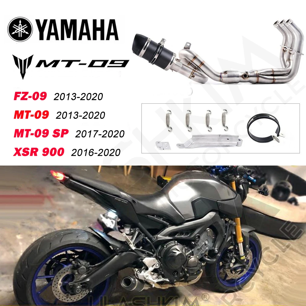 Per Yamaha Fz09 Mt09 Mt-09 Fz-09 Xsr900 2013 A 2020 Scarico Moto Scarico Moto Sistema Completo