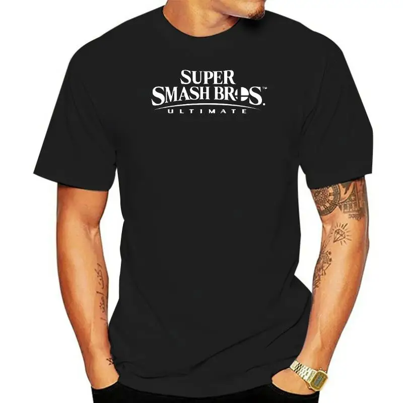 Super Smash Bros Ultimate Men Black Tees Shirt Abbigliamento
