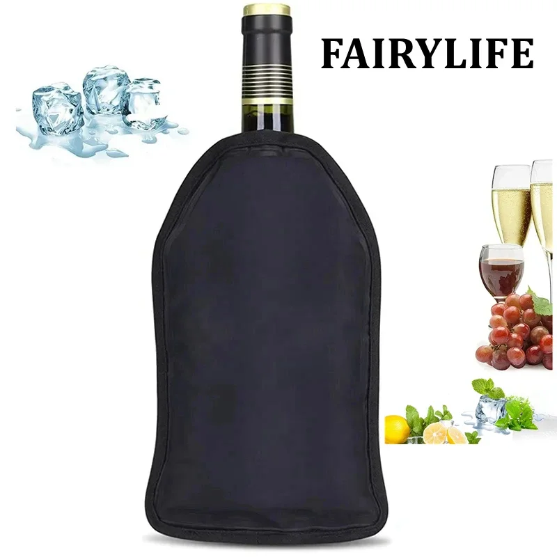 Supporto Per Il Raffreddamento Del Vino Borsa Per Il Ghiaccio Jelly Picnic Beverage Nylon Wine Cooler Sleeve Soft Drink Rack Bar Tool Champagne Wine B
