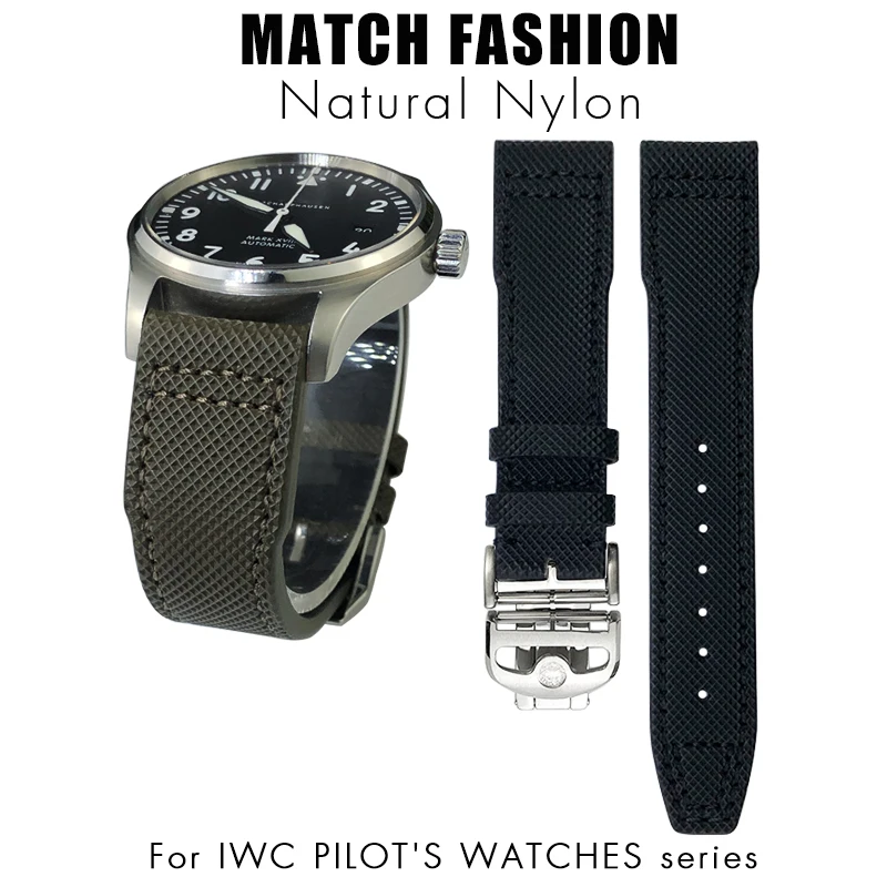 Cinturino In Pelle Da 20Mm 21Mm Per Iwc Pilots Le Petit Prince Watch Iw327004 Iw377714 Mark 18 Braccialetti Con Cinturino In Nylon Da Uomo Portoghese