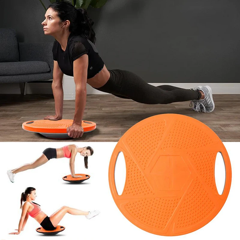 Portatile Pp Antiscivolo 360 ° Circolare Wobble Balance Board Yoga Cardio Pedali Home Gym Fitness Core Stabilità Vita Twist Trainer