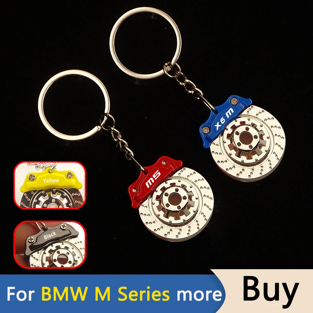 Pinze Dei Freni Portachiavi In Metallo Auto Parts Disco Hub Pinze Chiave Anello Per Bmw M1 M2 M3 M4 M5 M6 M8 X3M X4M X5M X6M F87 E46 E92 E93