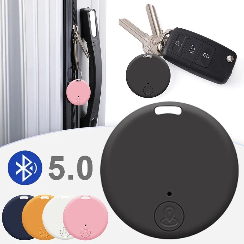 Mini Fashion Smart Dog Pets Bluetooth 5.0 Gps Tracker Travel Anti-Lost Alarm Tag Wireless Children Bag Wallet Finder Locator