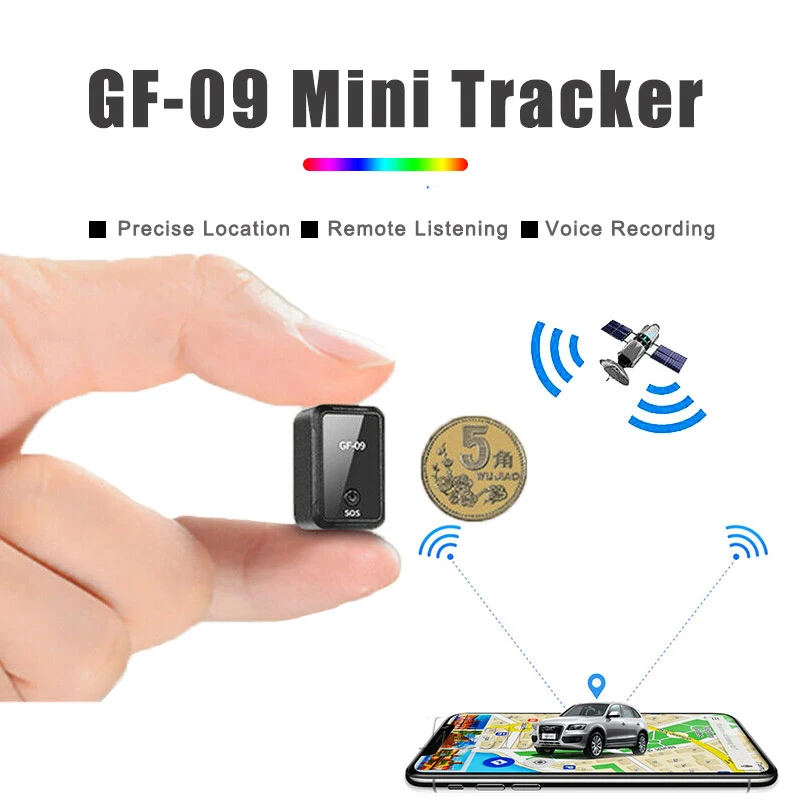 Gf-09 Mini Gps Tracker Device Localizzatore Di Localizzazione In Tempo Reale Gps Car Old App Telecomando Tracking Remote Record Support Tf Card