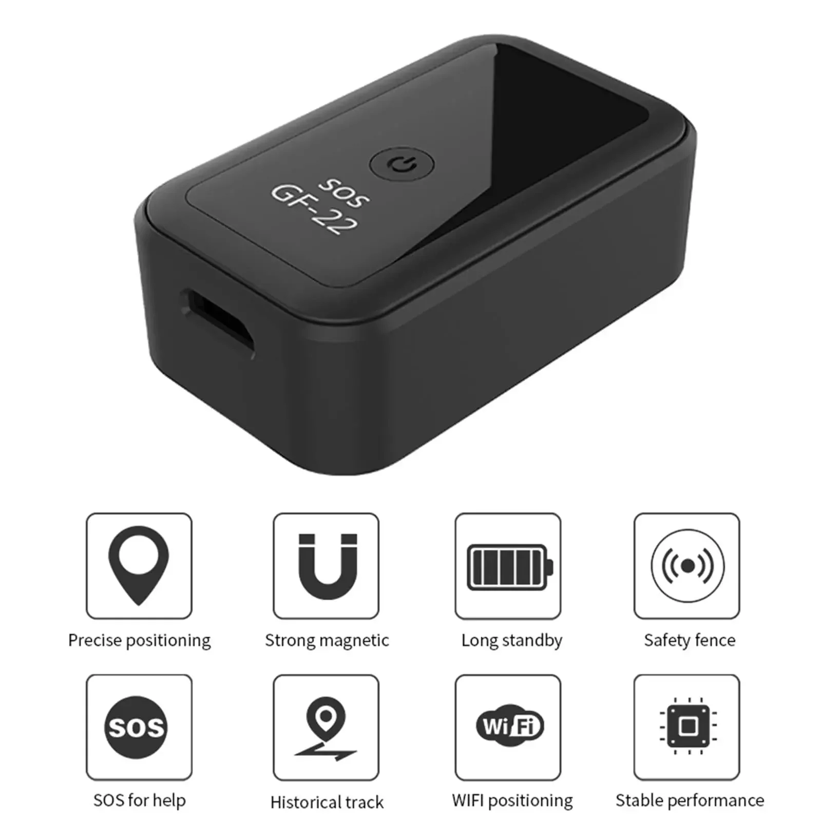 Gf-22 Gps Tracker Mini Personal Vehicle Car Tracker Anti-Perdita Allarme Automatico Moto Gps Localizzatore Di Precisione Anti-Perdita Per Auto