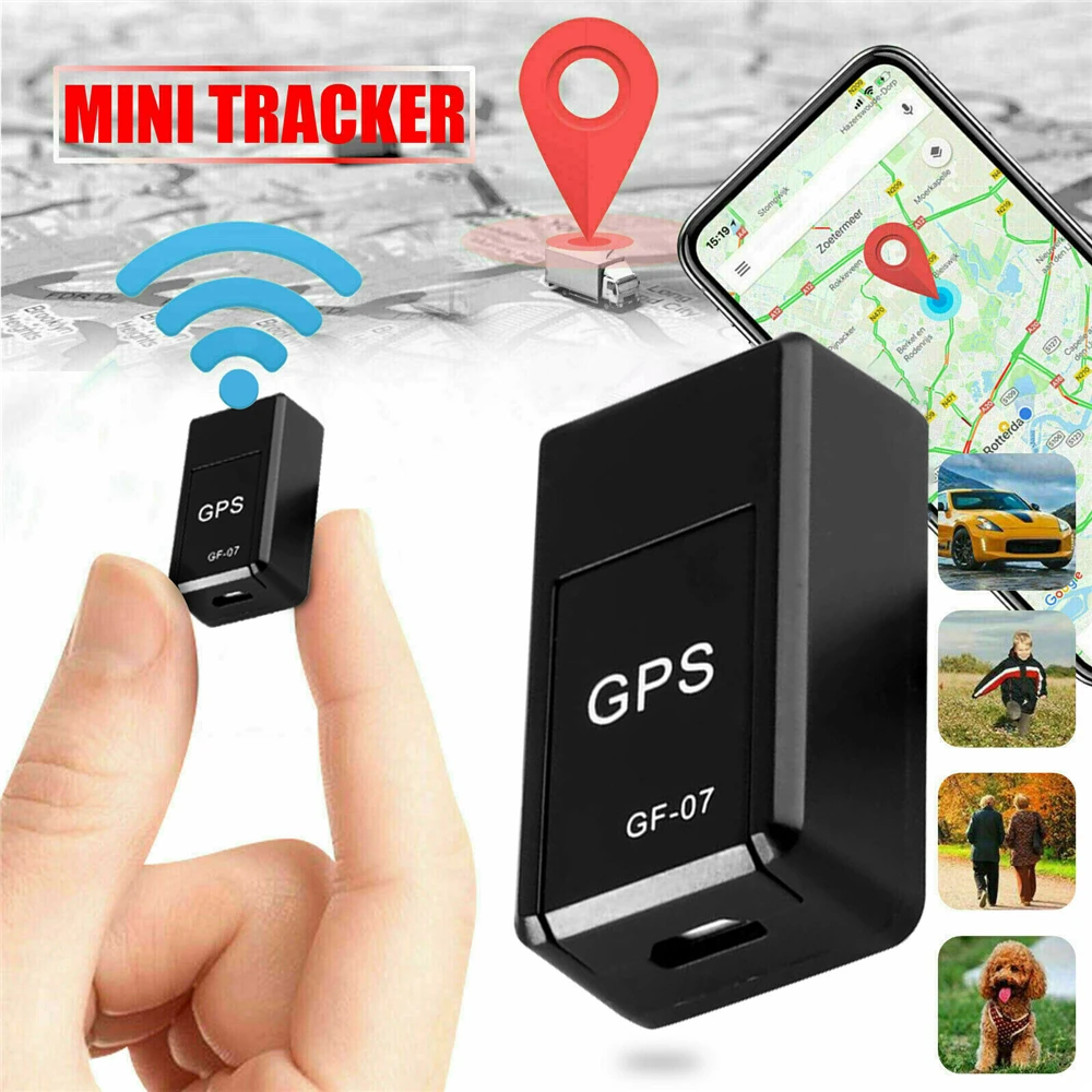 Mini Magnetic Car Vehicle Gsm Gprs Gps Tracker Locator Monitoraggio In Tempo Reale Tracker Gps Per Auto Portatili Gf-07 Dispositivo Di Localizzazione