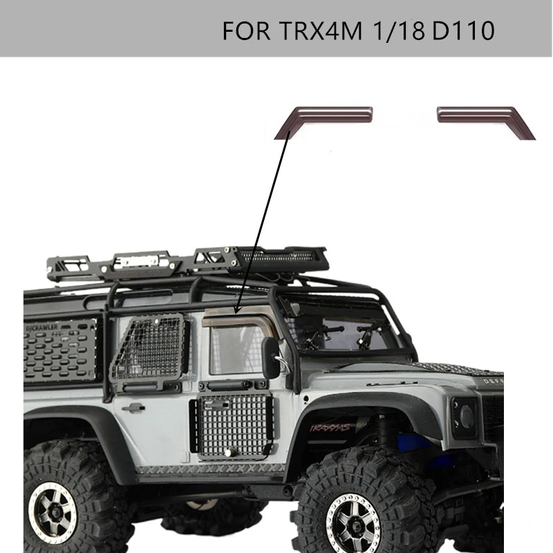 2Pcs Trx4M Simulazione Rain Or Shine Rain Gear Per 1/18 Rc Crawler Traxxas Trx-4M Defender D110 Parti Di Aggiornamento