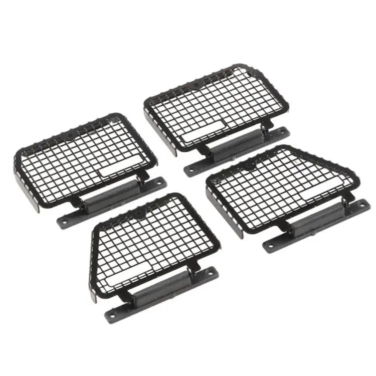 Per 1/18 Rc Crawler Car Trax/As Trx-4M Defender Metal Flip Up And Down Windows/Finestre Protettive