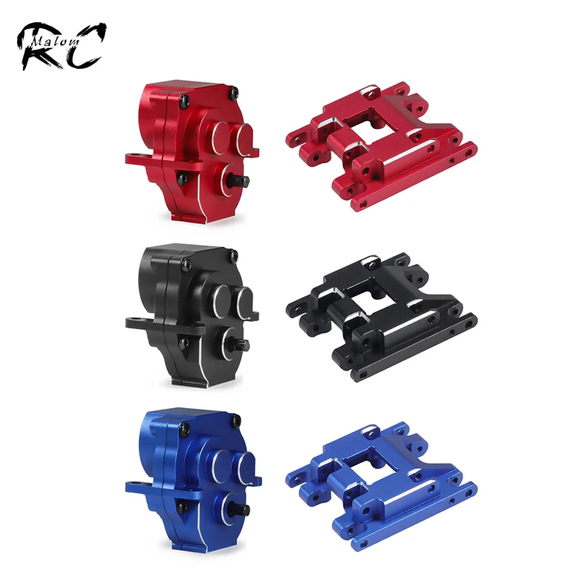 Aliuminum Gearbox Skid Plate Trasmissione Set 11T Pignone Per 1/18 Rc Crawler Trx4M Defender Bronco Parti Di Aggiornamento