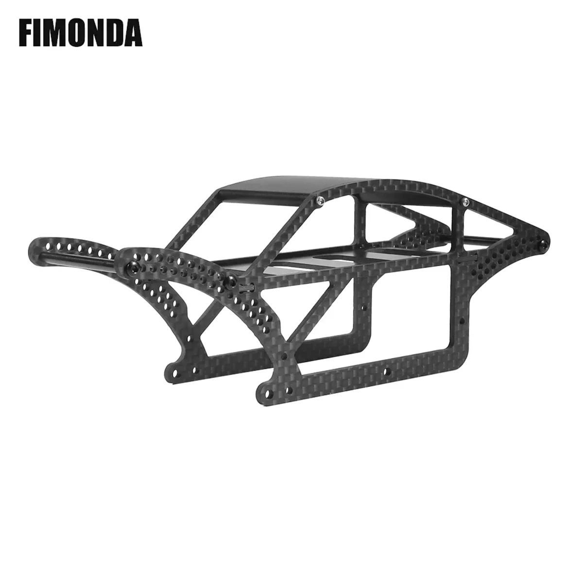 Trx4M Kit Telaio Comp In Fibra Di Carbonio Per 1/18 Rc Rock Crawler Car Trx4-M Defender Bronco Upgrade