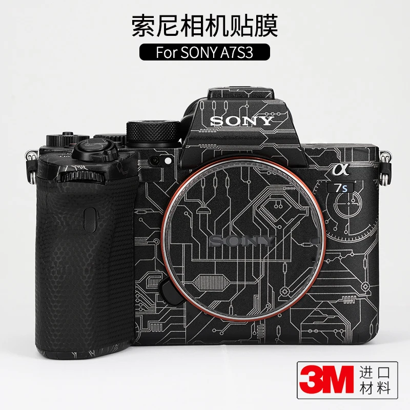 Per Sony A7S3 Pellicola Protettiva Per Fotocamera Sony Alpha 7Siii Body Sticker Con Camouflage In Pelle 3M