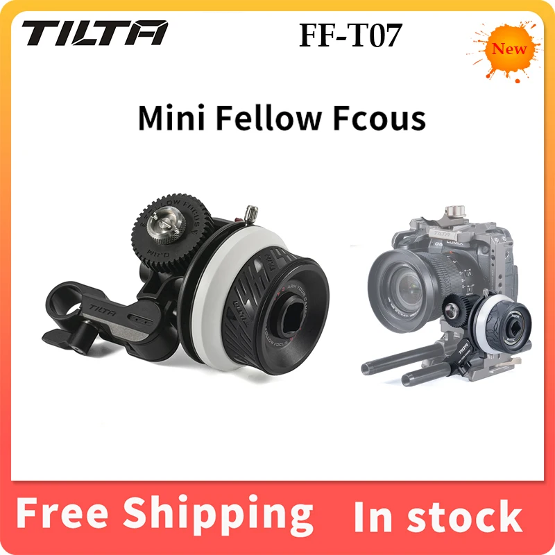 Tilta Ff-T07 Mini Follow Focus 2.0 Sistema Di Controllo Zoom Per Dslr Sony A7M4 A7S3 Fx3 C70 R5C Gh6 Bmpcc 4K 6K Gabbia Per Fotocamera