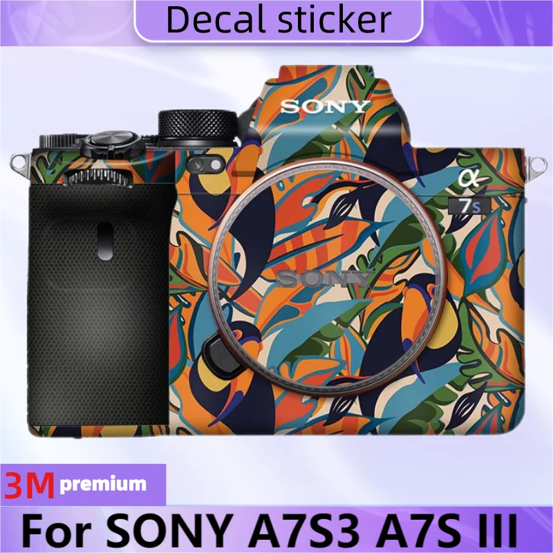 Per Sony A7S3 A7S Iii Adesivo Per Fotocamera Decalcomania Protettiva Per La Pelle Pellicola Avvolgente In Vinile Cappotto Protettivo Antigraffio A7S M