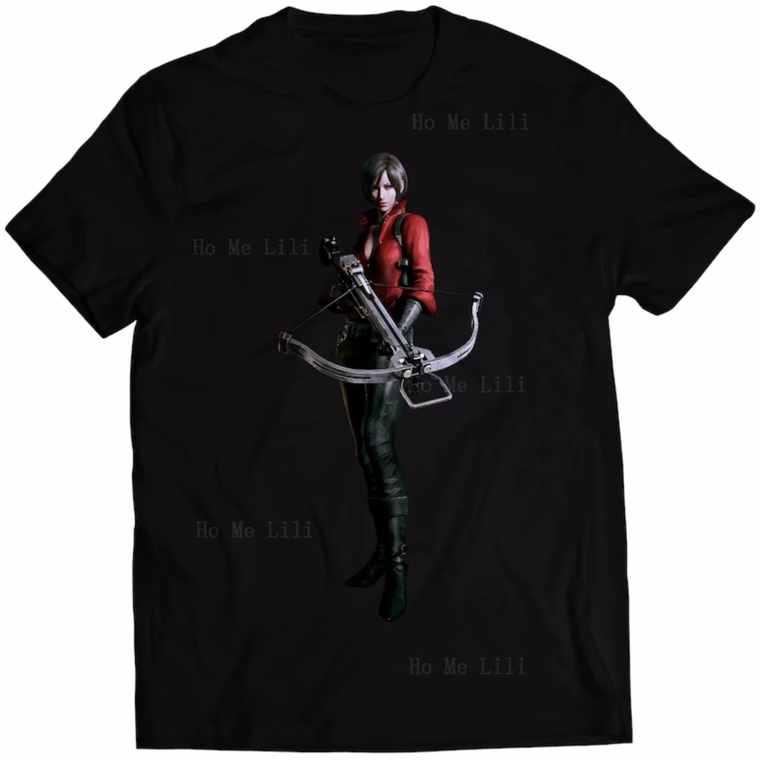 Ada Wong Biohazard Vi Residence Evil 6 Premium Vectorized Design Custom Men T-Shirt