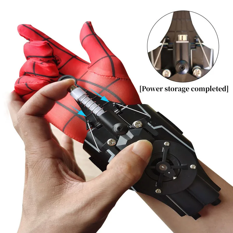 Completamente Automatico Periferiche Ml Legends Spiderman Web Shooters Spider Silk Launcher Rope Device Cosplay Puntelli Giocattolo Regali Anime