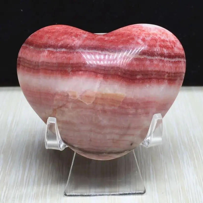 Rodonite Naturale Suiseki Pietra Cristallo Amore Cuore Ornamenti Quarzo Rosa Gioielli Per La Decorazione Domestica Soggiorno Collezione Minerali